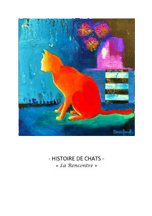 Histoire de chats Affiche A4